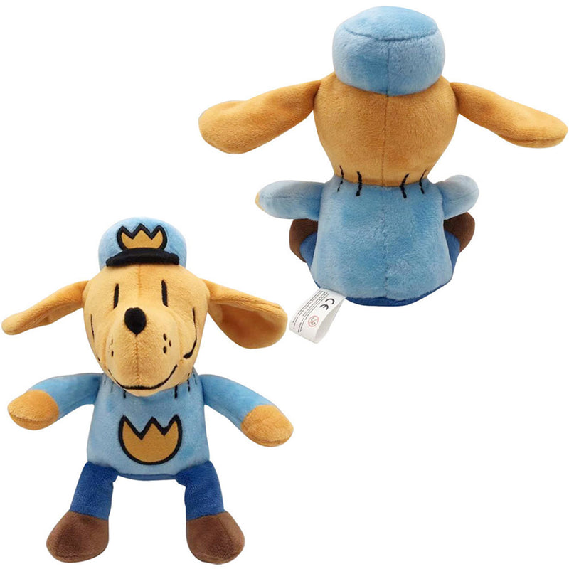 DOG MAN Cosplay Plush Toys Cartoon Soft Stuffed Dolls Mascot Birthday Xmas Gift