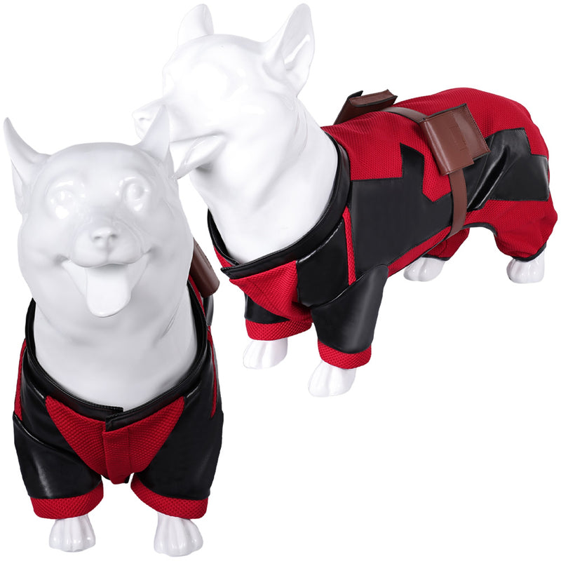 dog pet Cosplay Costume Outfits Halloween Carnival Suit Deadpool