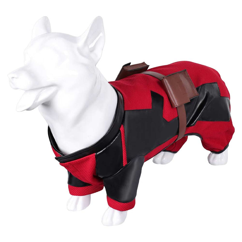 dog pet Cosplay Costume Outfits Halloween Carnival Suit Deadpool