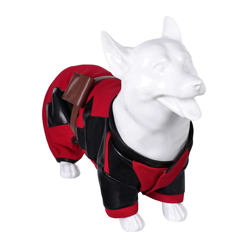 dog pet Cosplay Costume Outfits Halloween Carnival Suit Deadpool