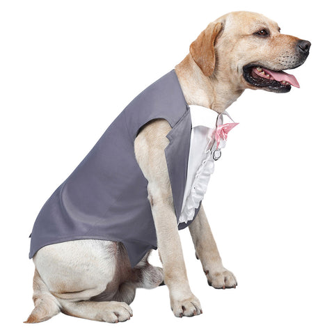 Dog Tuxedo Pet Dogs Coat Halloween Carnival Party Suit Dog Wedding Costums Halloween Pet Costumes
