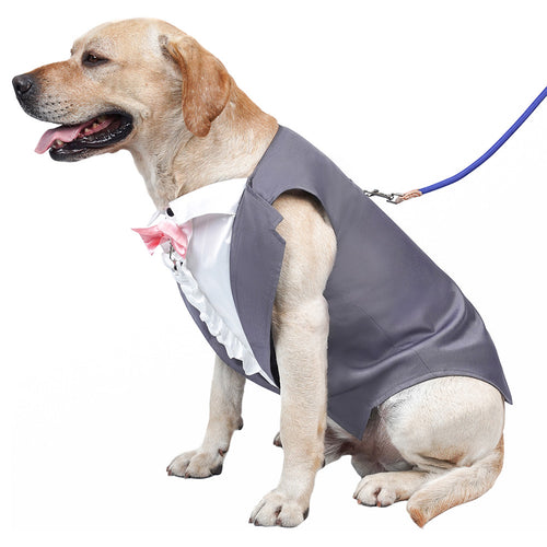 Dog Tuxedo Pet Dogs Coat Halloween Carnival Party Suit Dog Wedding Costums Halloween Pet Costumes