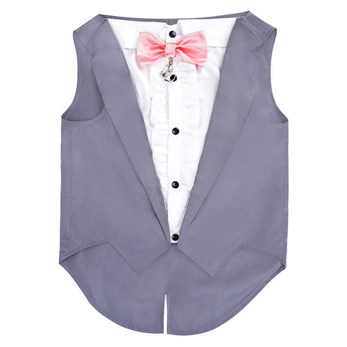 Dog Tuxedo Pet Dogs Coat Halloween Carnival Party Suit Dog Wedding Costums Halloween Pet Costumes