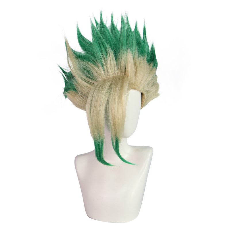 Dr STONE  Cosplay Wig For Unisex Adult Halloween Carnival Party Props Accessories