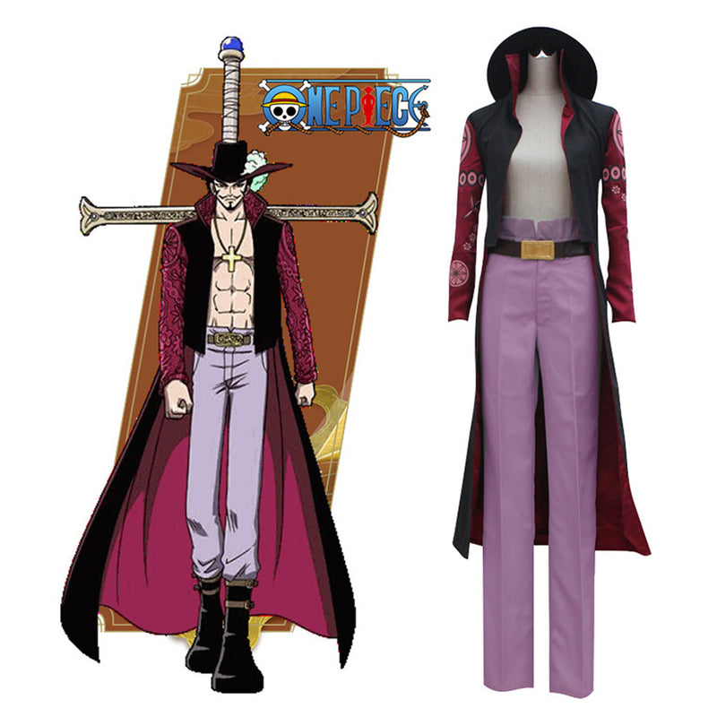 Dracule Mihawk  Cosplay Costume Outfits Halloween Carnival Suit