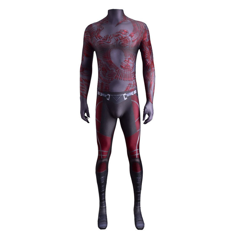 Drax the Destroyer Cosplay Costume Jumpsuit Outfits Halloween Carnival Party Disguise Suit