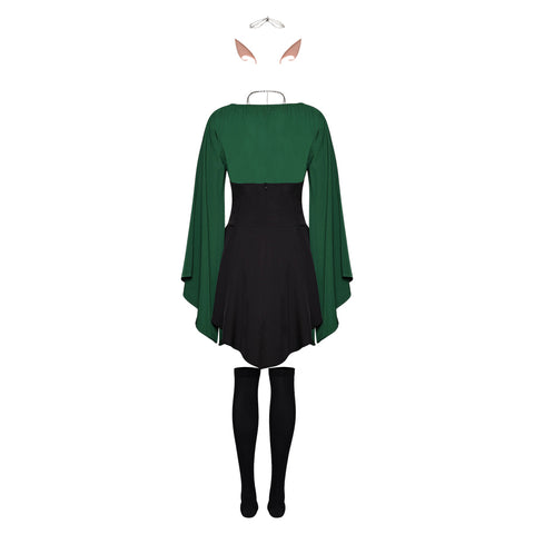 dress elf Renaissance Cosplay Costume Outfits Halloween Carnival Suit