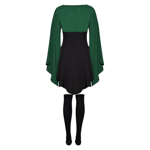 dress elf Renaissance Cosplay Costume Outfits Halloween Carnival Suit