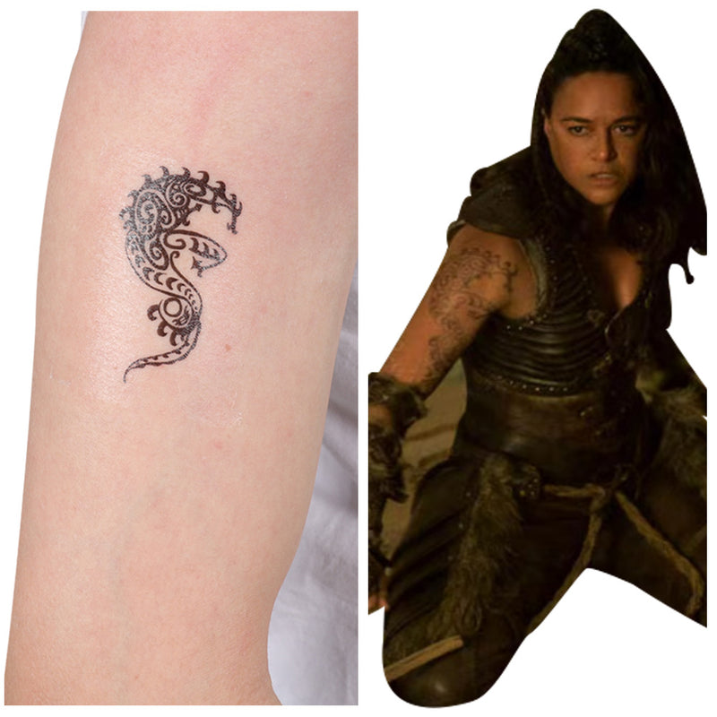Dungeons & Dragons: Honor Among Thieves Cosplay Tattoos Fake Stickers Arm Hand Cool Art Costume Accessories