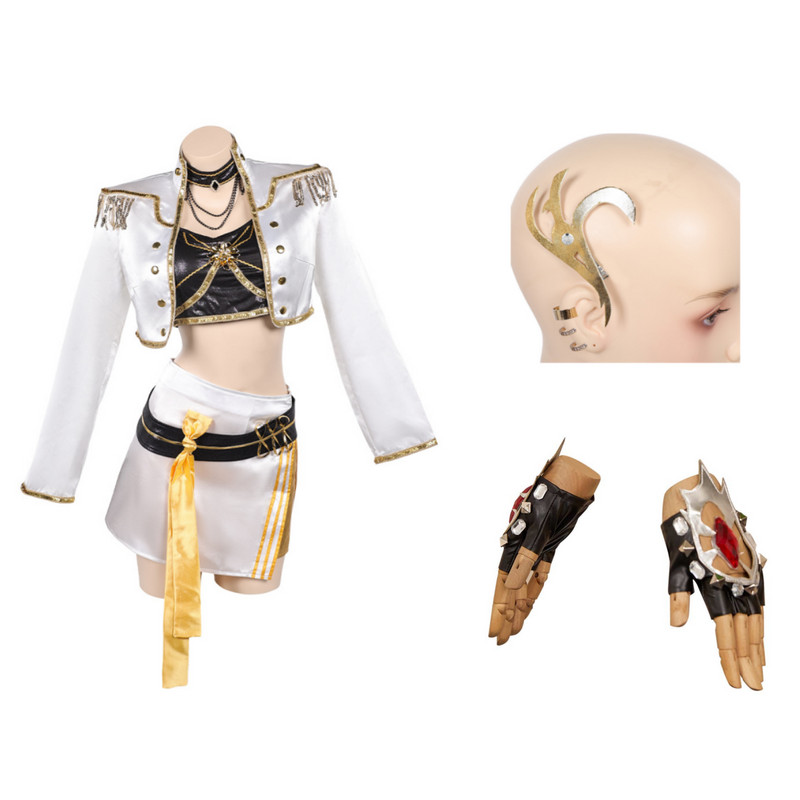 Mira Cosplay White Costume For Adult Female Halloween Costume