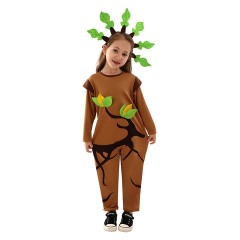 SeeCosplay Easter 2023 Tree Plant Kids Children Cosplay Costume Jumpsuit Outfits Halloween Carnival Suit BoysKidsCostume