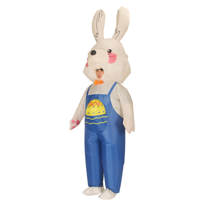 Easter BunnyInflatable Cosplay Costume Blowup Fancy Party Dress Halloween Carnival Suit