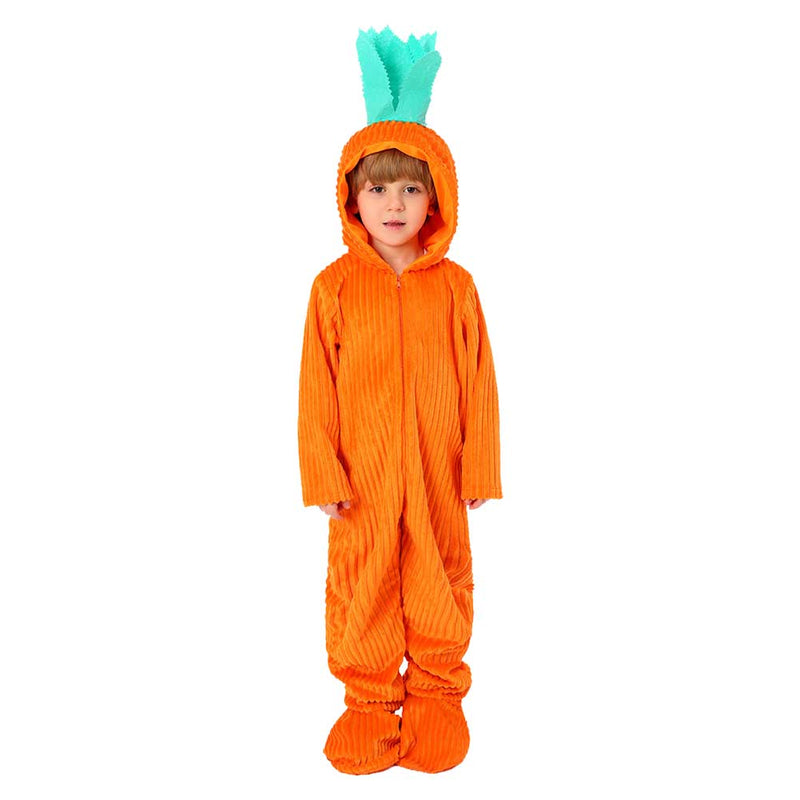 SeeCosplay Easter Cute Carrots Kids Children Cosplay Plush One-piece Jumpsuit Costume Outfits Halloween Carnival Suit