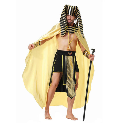 Egyptian pharaoh Cosplay Costume Outfits Halloween Carnival Suit