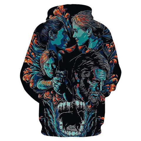 Ellie The Last of Us Cosplay Hoodie 3D Printed Hooded Sweatshirt Men Women Casual Streetwear Pullover