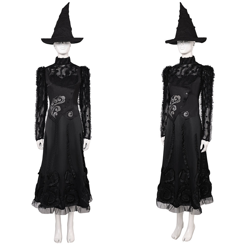Elphaba Broadway Costume Witch Classic Dress Witch Costume Cosplay