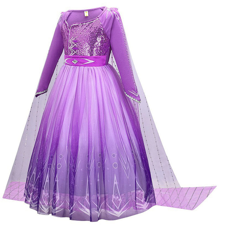 Elsa Cosplay Costume Outfits Fantasia Halloween Carnival Party Disguise Suit