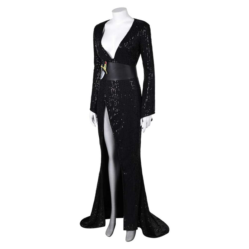 Elvira Cosplay Costume Outfits Halloween Carnival Suit Halloween Elvira  Mistress of the Dark