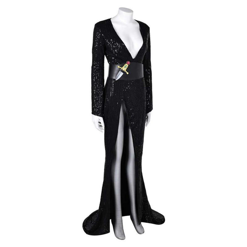 Elvira Cosplay Costume Outfits Halloween Carnival Suit Halloween Elvira  Mistress of the Dark