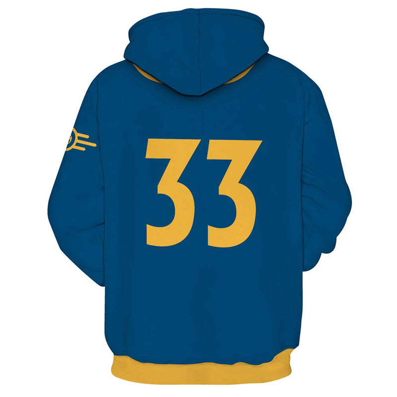 Fallout  Cosplay Hoodie 3D Printed Hooded Sweatshirt Men Women Casual Streetwear Pullover