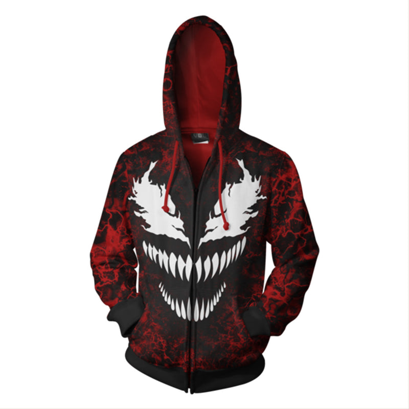 Fanituhan VENOM van Nome clothing full-figure windbreaker jacket redblack red black long-sleeved shirt XL