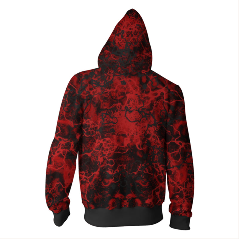 Fanituhan VENOM van Nome clothing full-figure windbreaker jacket redblack red black long-sleeved shirt XL