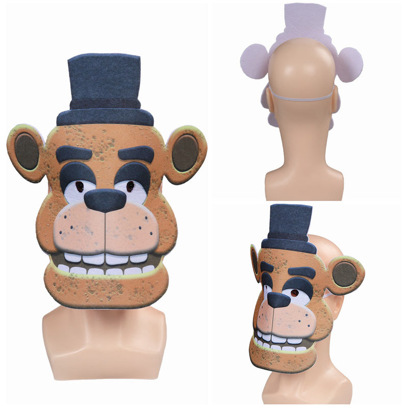 Felt cloth mask Freddy Five Nights at Freddy's Cosplay Masks Helmet Masquerade Halloween Party Costume Props FNAF