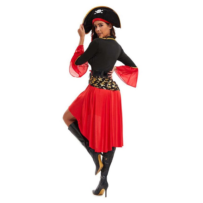 female pirate Cosplay Costume Outfits Halloween Carnival Suit
