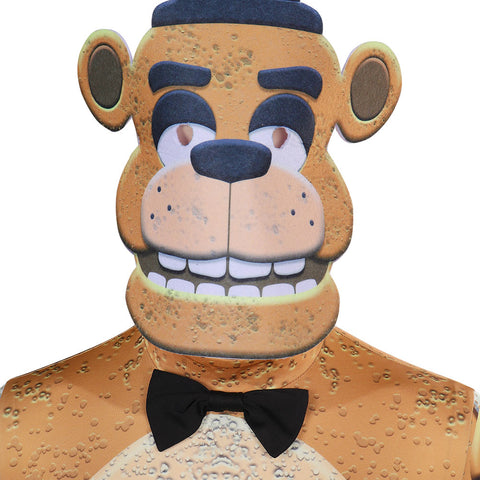 Five Nights At Freddy's jumpsuits Freddy mask FNAF bear Cosplay Costume Outfits Halloween Carnival Suit