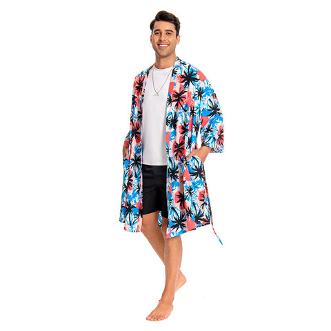 Floral Pattern-Adult Printed Robe Series-OLAOLA Original Design