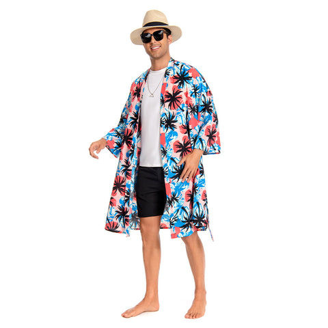 Floral Pattern-Adult Printed Robe Series-OLAOLA Original Design