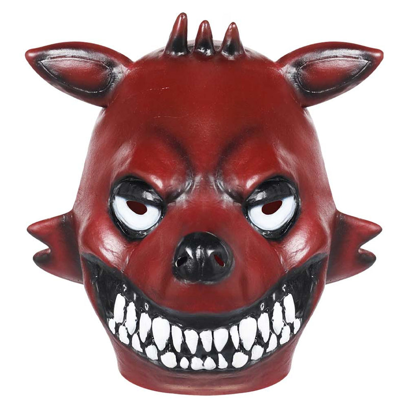 FNAF cosplay Foxy the Pirate Mask Cosplay Latex Masks Helmet Masquerade Halloween Party Costume Props LATEX MASK hoth