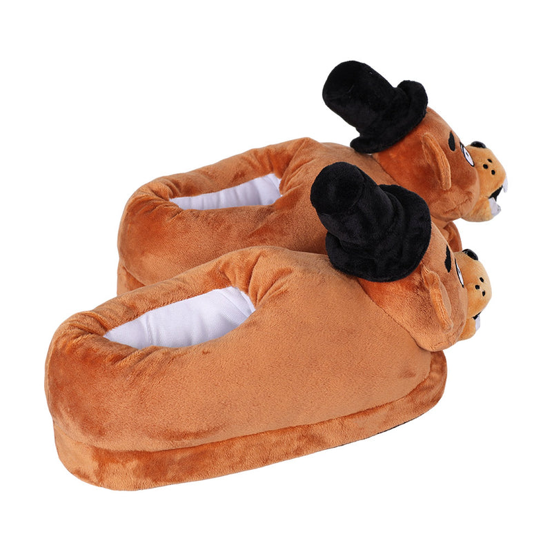 FNAF Freddy bear Plush slippers  Cosplay Shoes Halloween Costumes Accessory