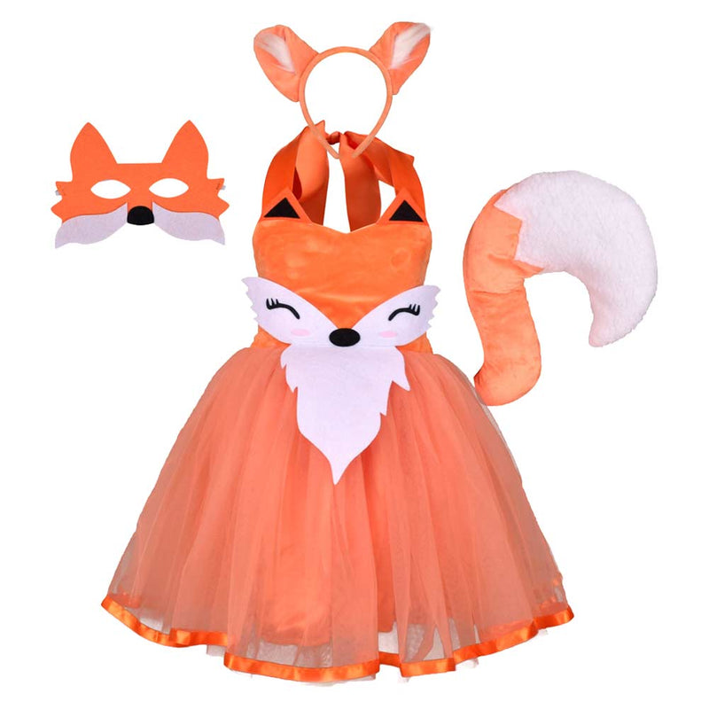 Fox Tutu Dress Cosplay Costume Outfits Halloween Carnival Suit