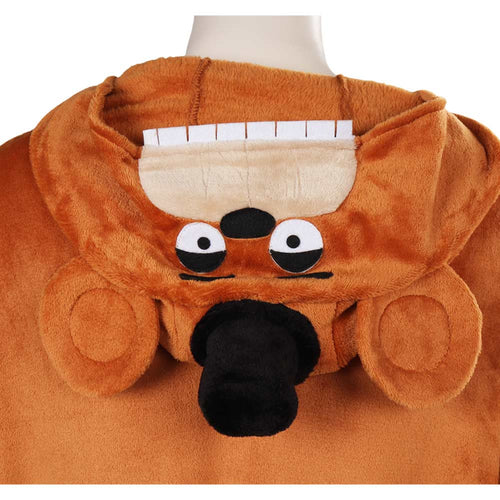 Freddy one-piece pajamas FNAF bear one-piece pajamas Cosplay Costume Outfits Halloween Carnival Suit Five Nights At Freddy's bear
