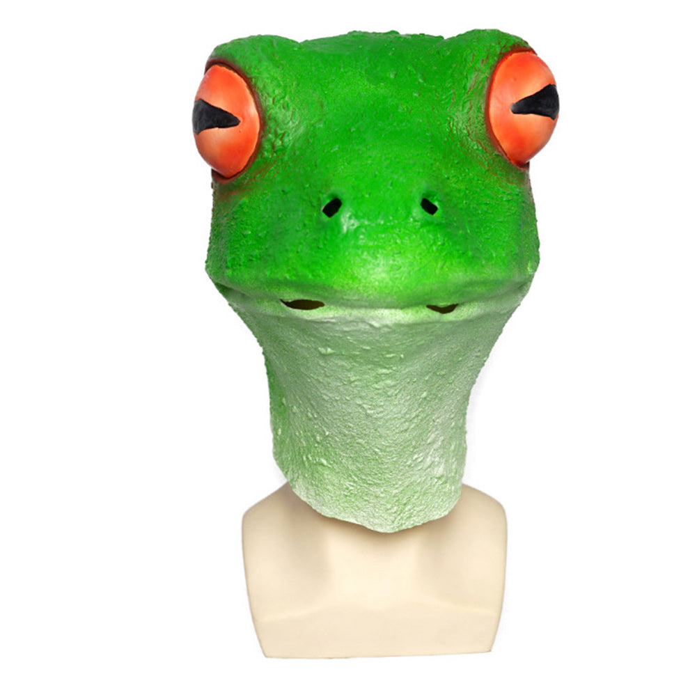 Adult Animal Cosplay Mask:Frog Mask Cosplay Latex Masks Helmet ...