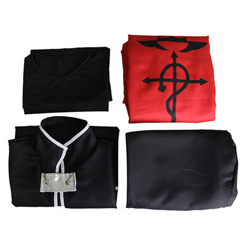 Fullmetal Alchemist Edward Elric Cosplay Costume Halloween Carnival Party Suit