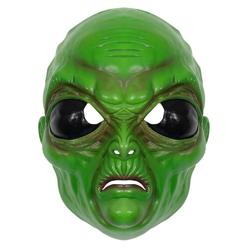 Funny Green Alien Mask Cosplay Latex Masks Helmet Masquerade Halloween Party Costume Props