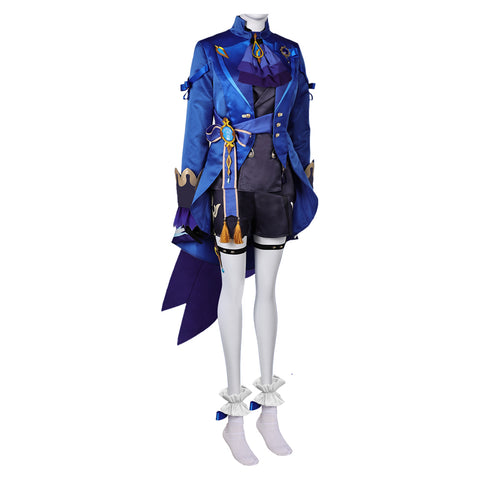 Furina Cosplay Costume Outfits Halloween Carnival Suit Genshin Impact