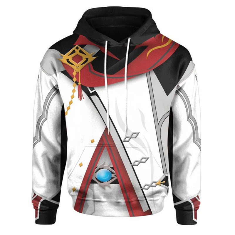 Genshin Impact Cosplay Hoodie 3D Printed Hooded Sweatshirt Men Women Casual Streetwear Pullover