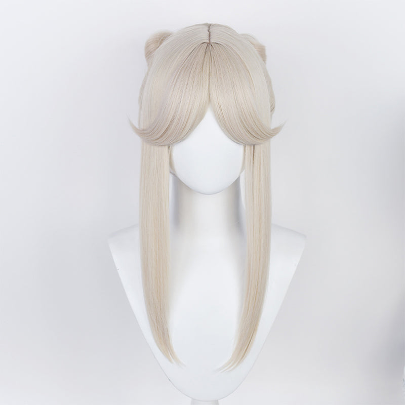 Genshin Impact NingguangCosplay Wig Heat Resistant Synthetic Hair Carnival Halloween Party Props