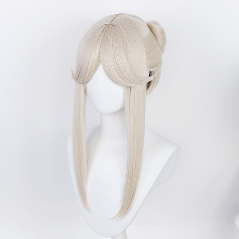 Genshin Impact NingguangCosplay Wig Heat Resistant Synthetic Hair Carnival Halloween Party Props