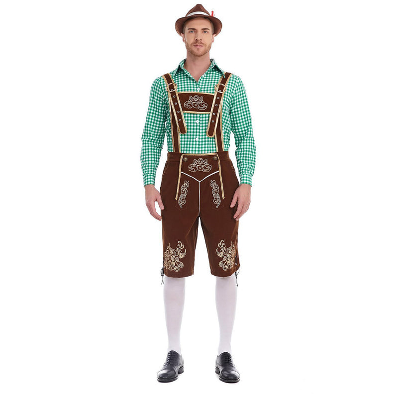 German Bavarian Munich Beer Festival  Oktoberfest Cosplay Costume Outfits Halloween Carnival Suit