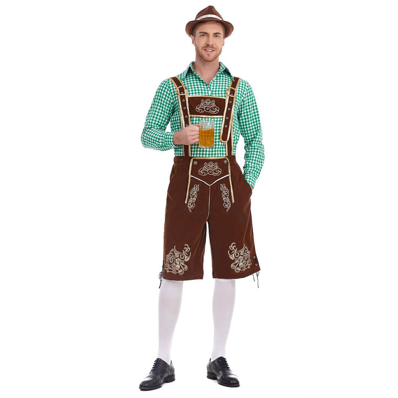 German Bavarian Munich Beer Festival  Oktoberfest Cosplay Costume Outfits Halloween Carnival Suit