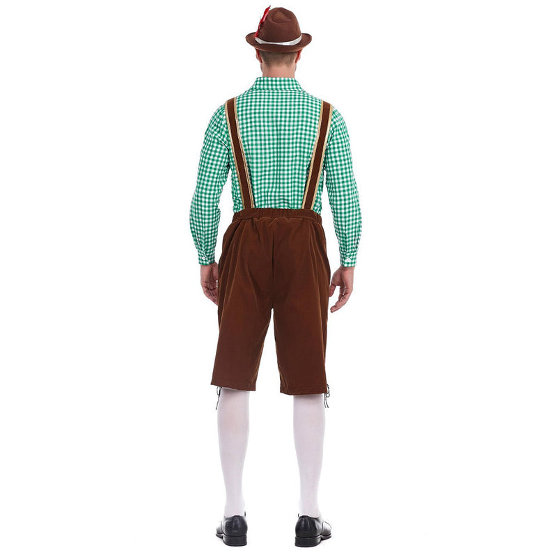 German Bavarian Munich Beer Festival  Oktoberfest Cosplay Costume Outfits Halloween Carnival Suit