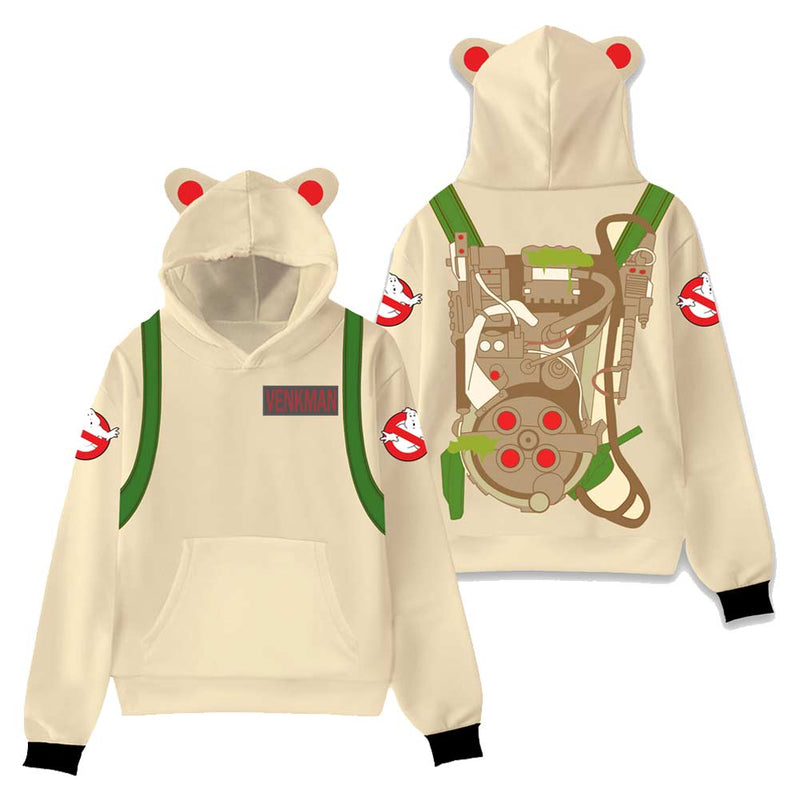 Ghostbusters Cosplay Hoodie Costume Halloween Carnival Party Suit