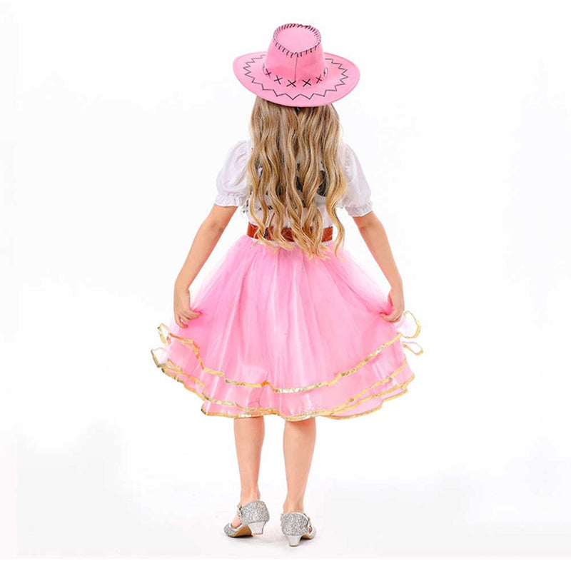 Girls Cowgirls skirtCosplay Costume Outfits Halloween Carnival Suit