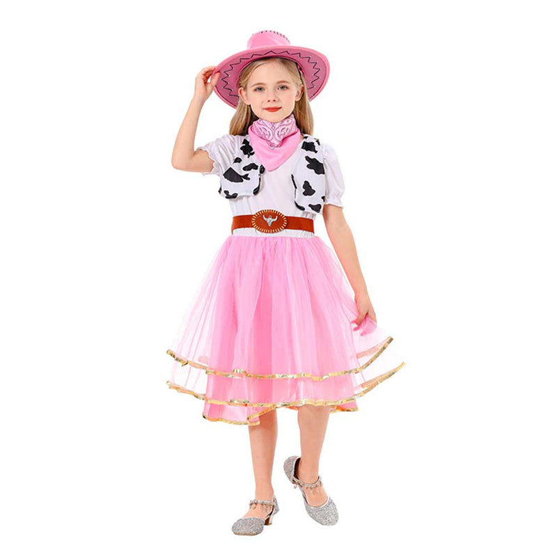 Girls Cowgirls skirtCosplay Costume Outfits Halloween Carnival Suit