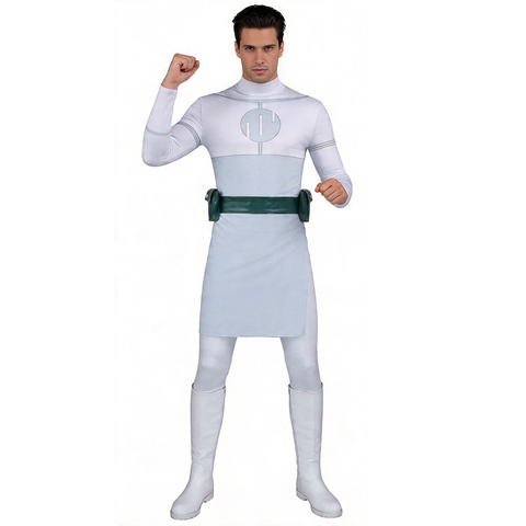 Invincible Mark Grayson Grey Outfit Cosplay Costume Halloween Carnival Party Suit