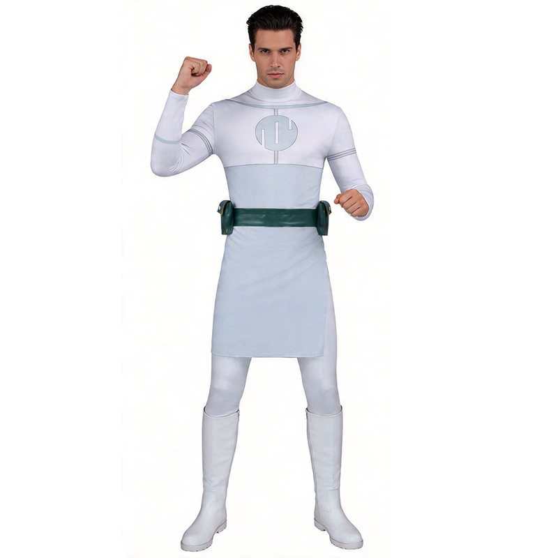 Invincible Mark Grayson Grey Outfit Cosplay Costume Halloween Carnival Party Suit
